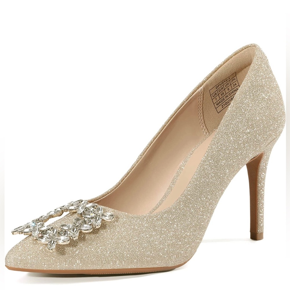 DREAM PARIS GOLD HIGH HEELS